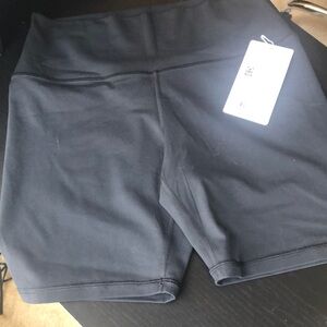 Athleta Black Bike Shorts High-Waisted Stretch